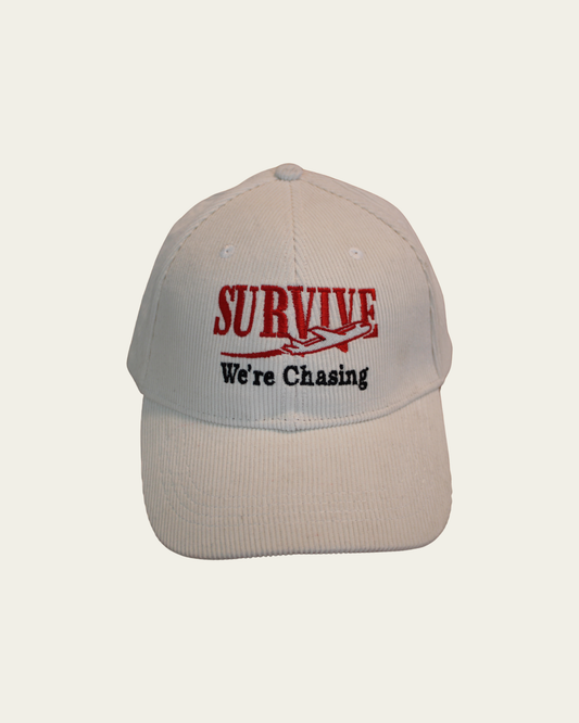 CHAPÉU BOMBAZINE IVORY WE'RE CHASING