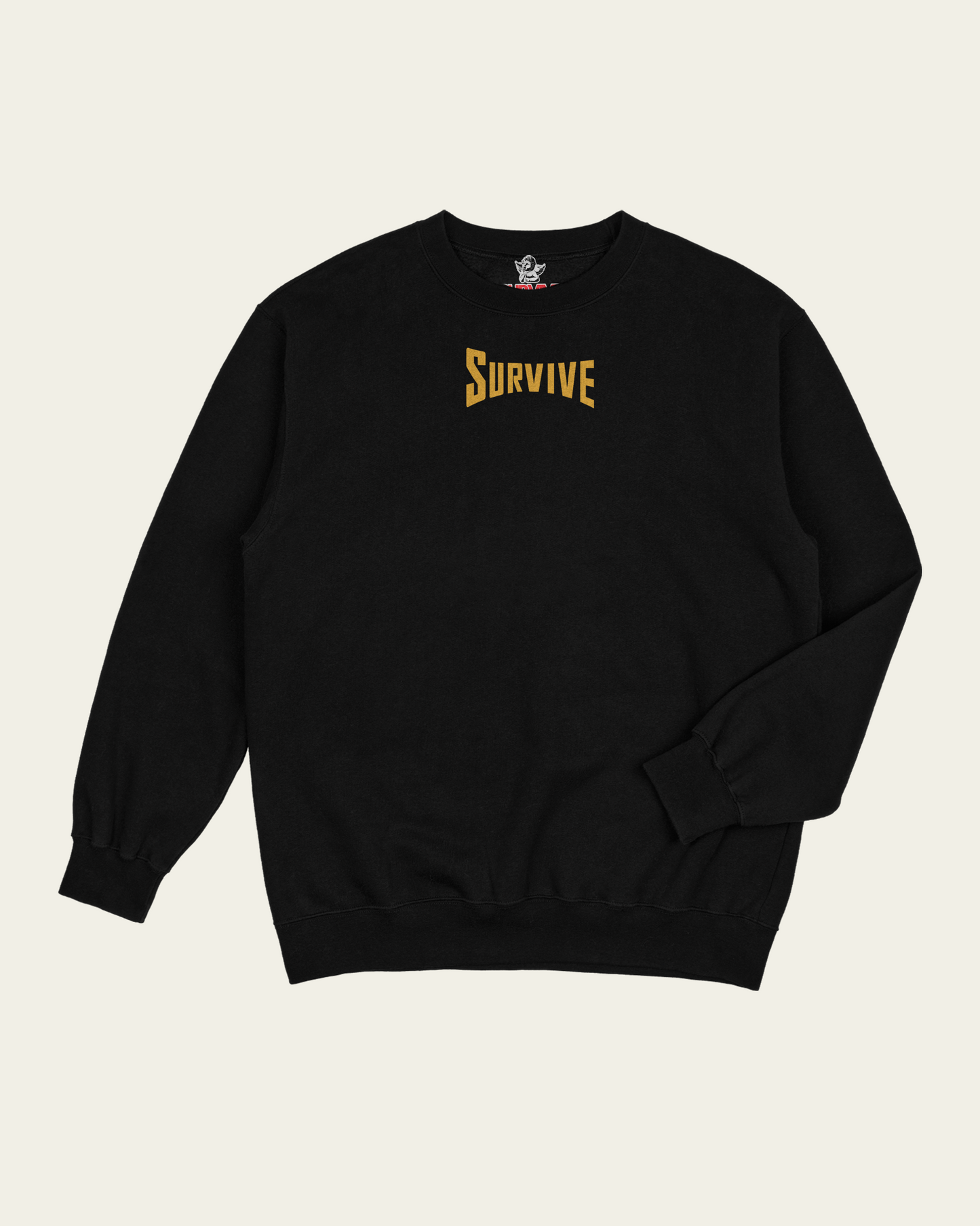 SWEATSHIRT PRETA GOOD MUSIC FOR BAD DAYS