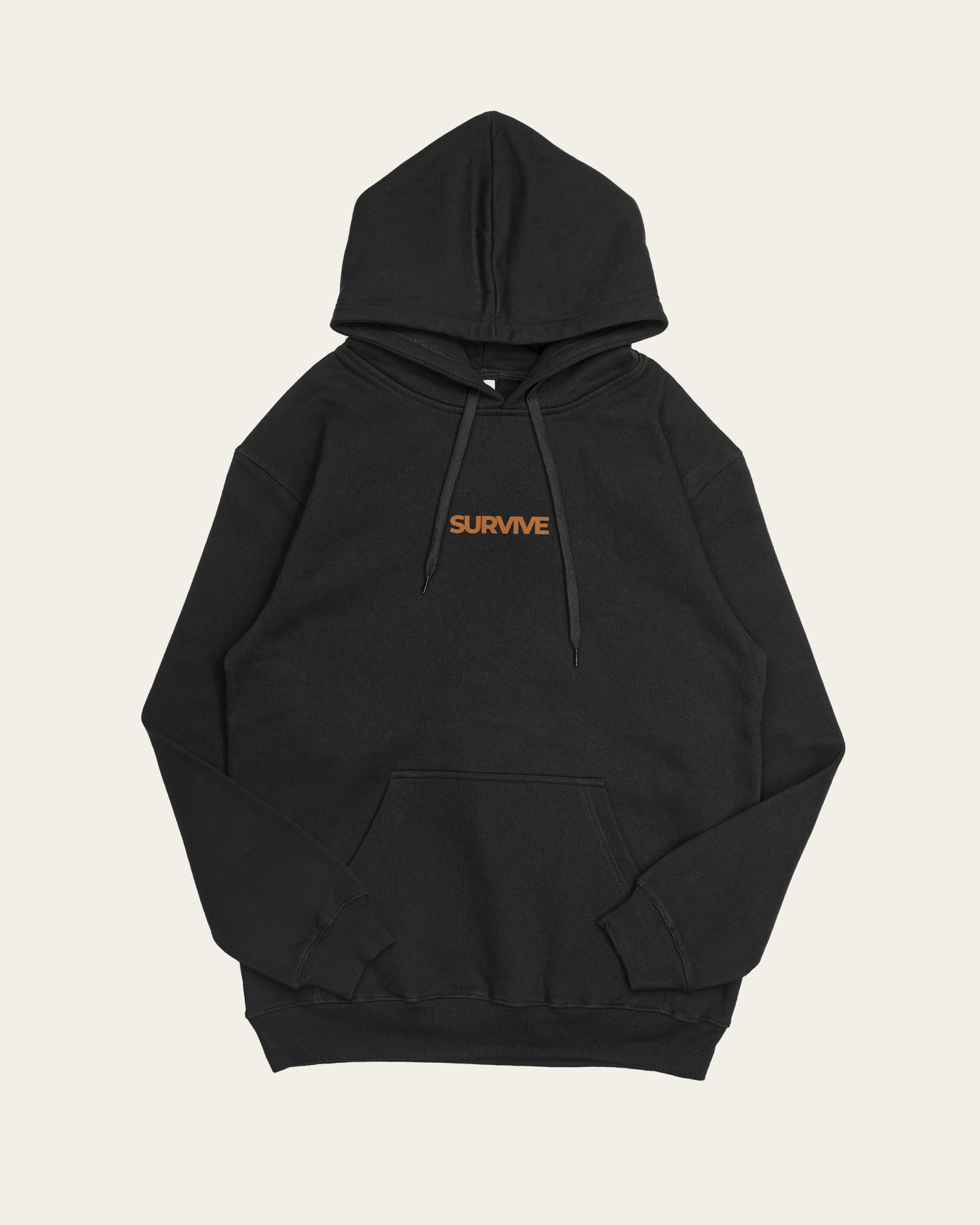 HOODIE PRETA PASTEL DE NATA