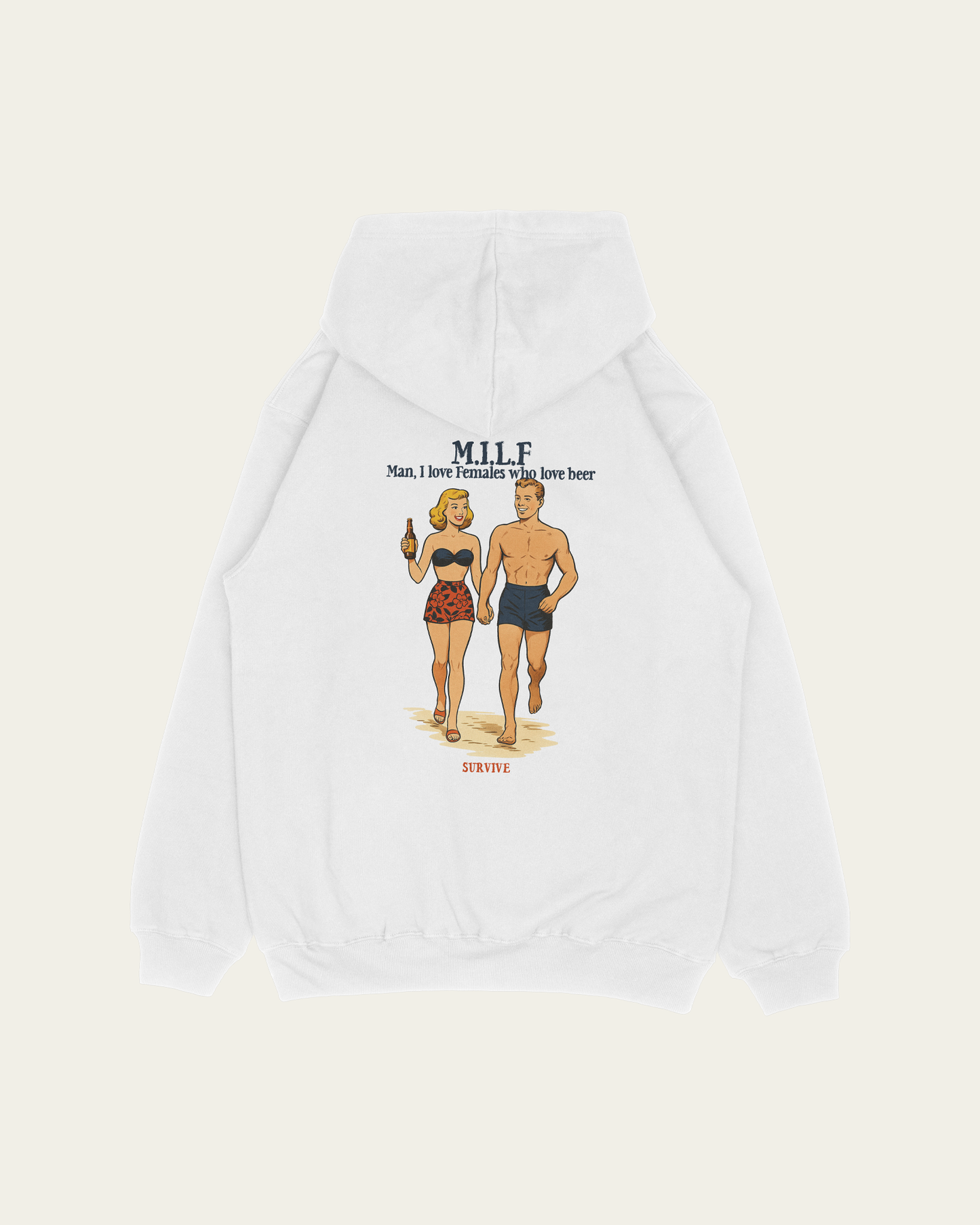 HOODIE BRANCA M.I.L.F