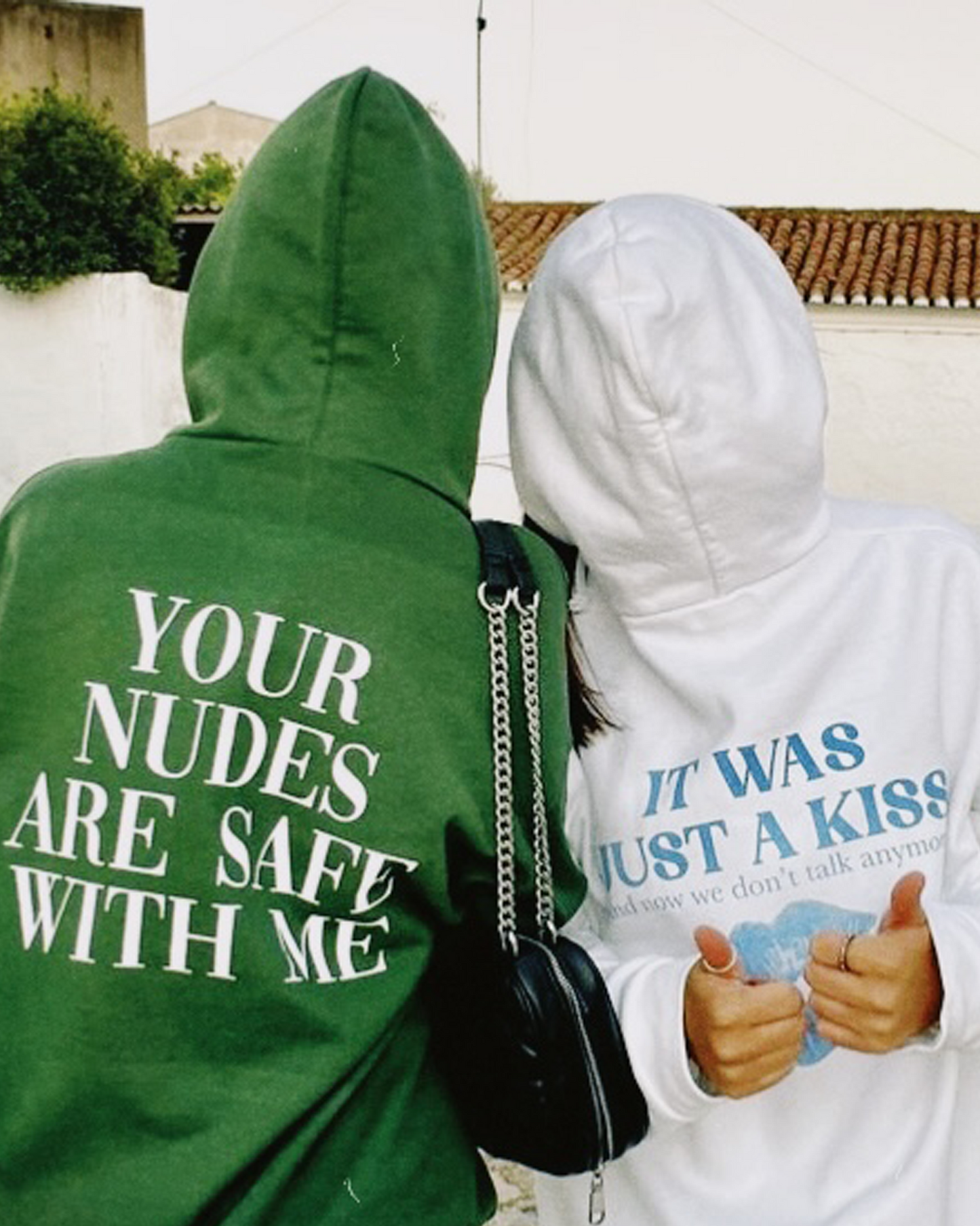 HOODIE BRANCA KISS
