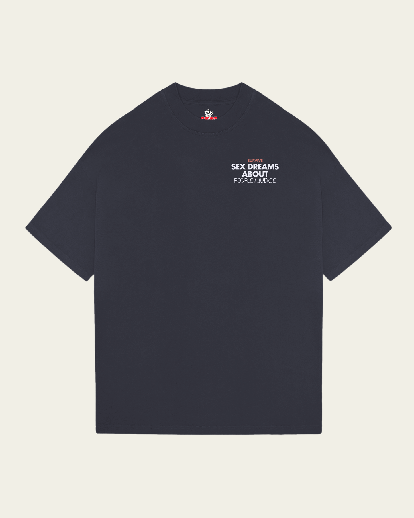 T-SHIRT IRON GREY OVERSIZED S*X DREAMS