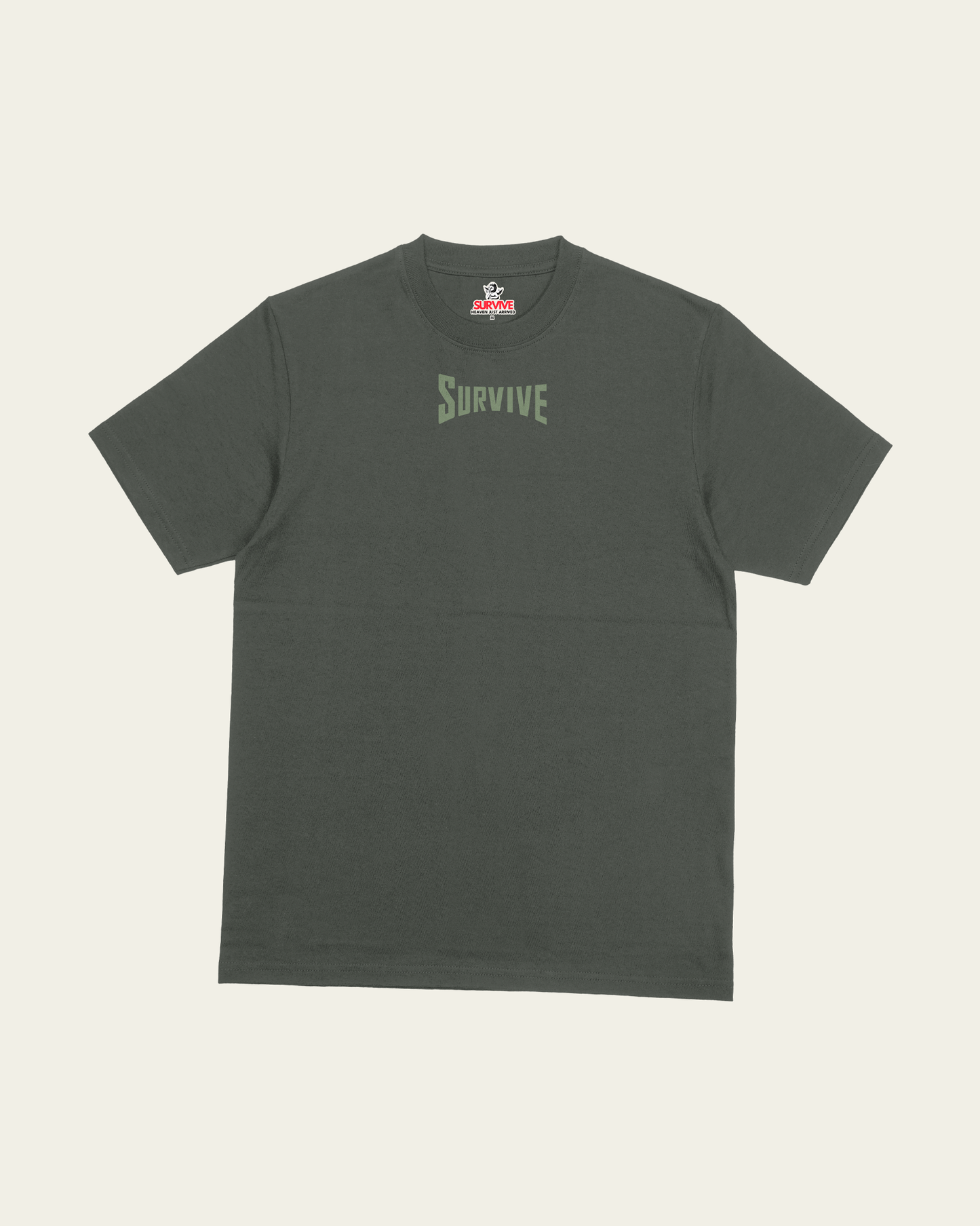 T-SHIRT VERDE KHAKI THE ART OF NOT GIVING A F*CK