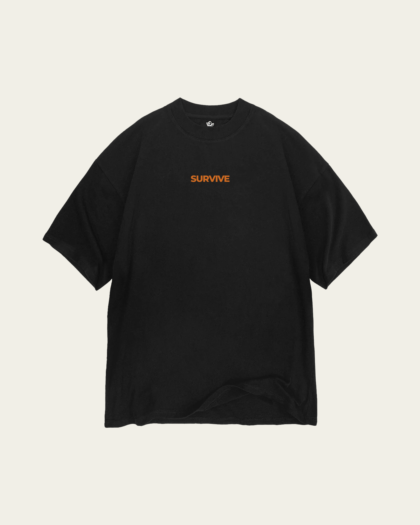 T-SHIRT PRETA OVERSIZED PASTEL DE NATA