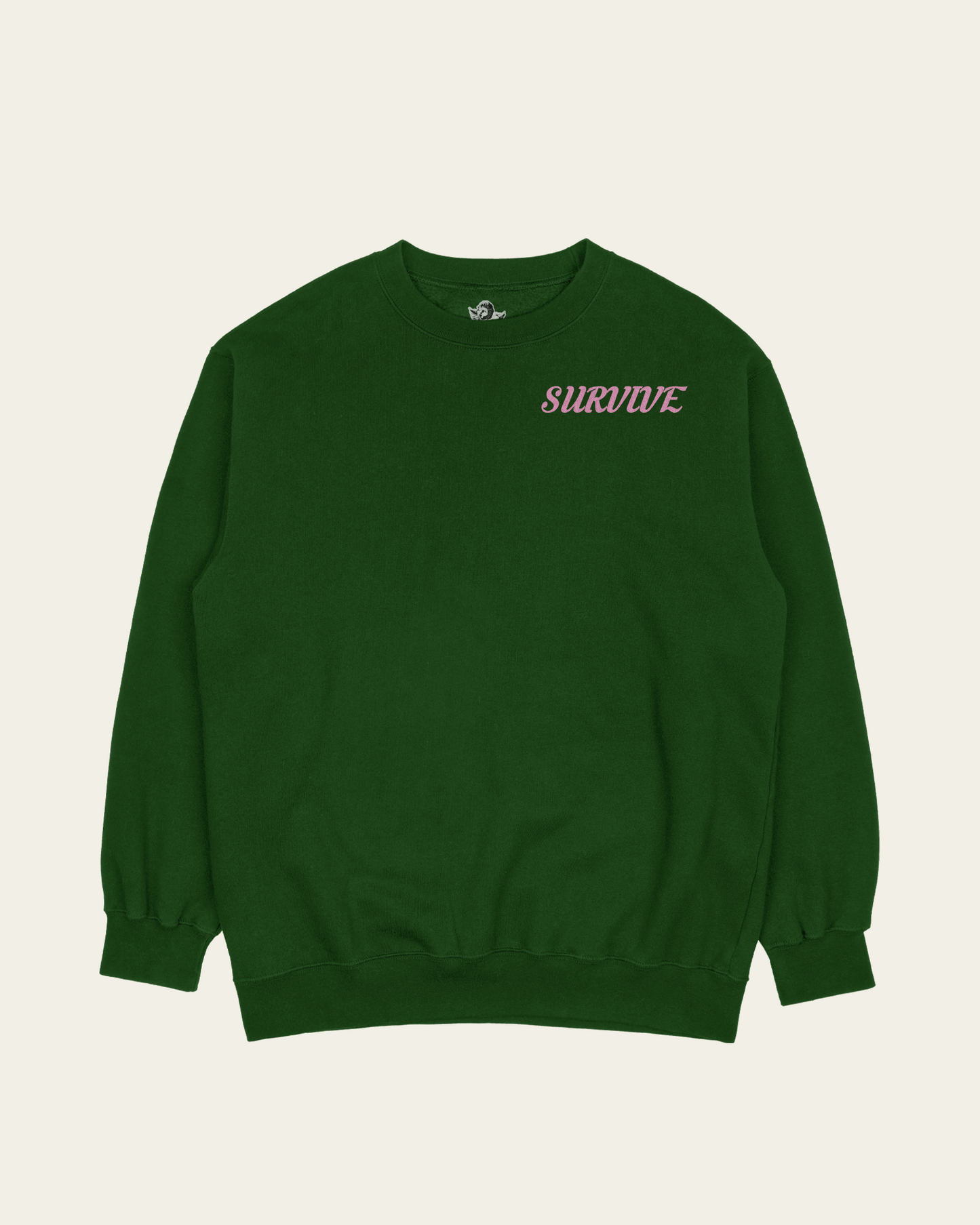 SWEATSHIRT VERDE SCHOOL KILLS ARTISTS