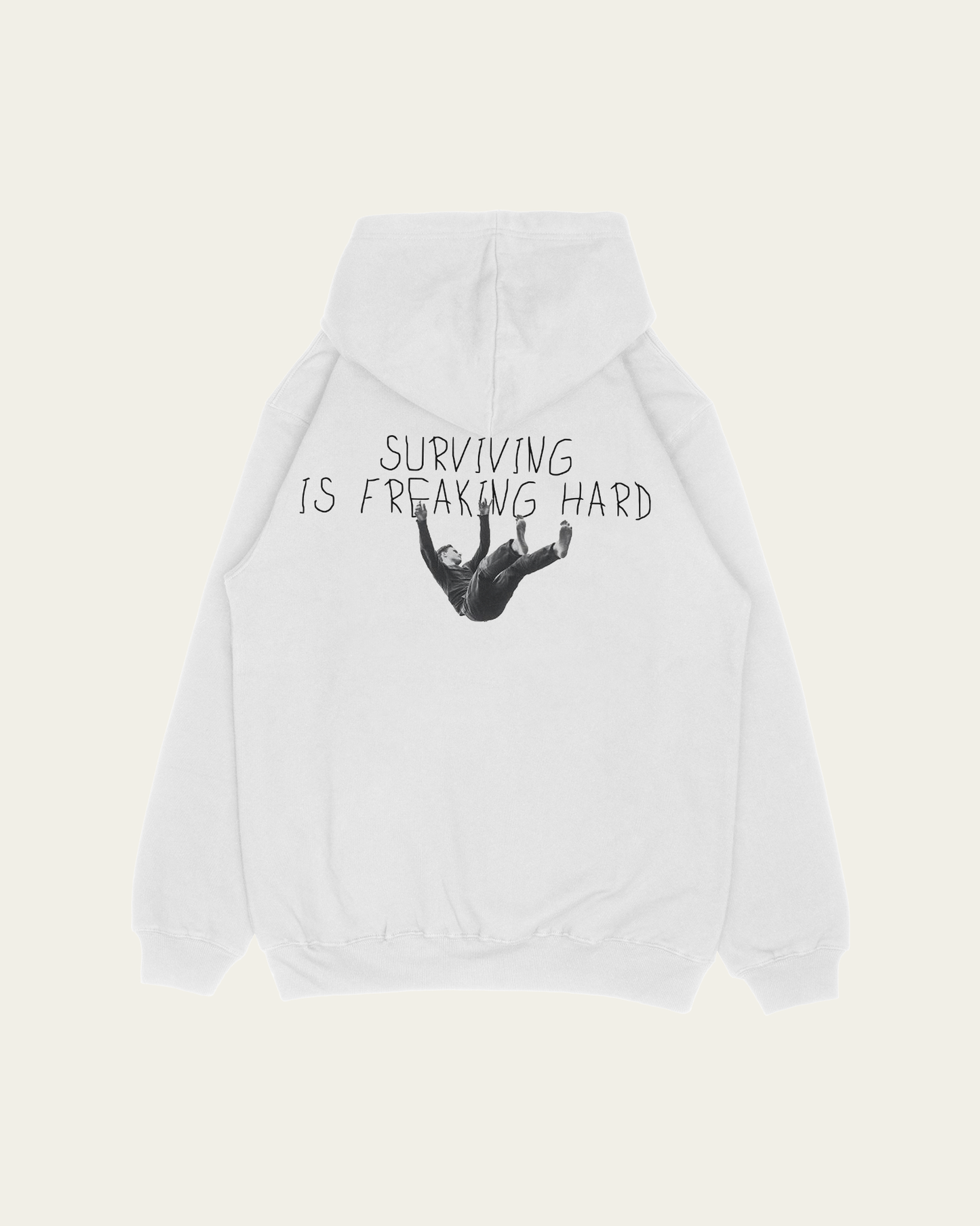 HOODIE BRANCA FREAKING HARD