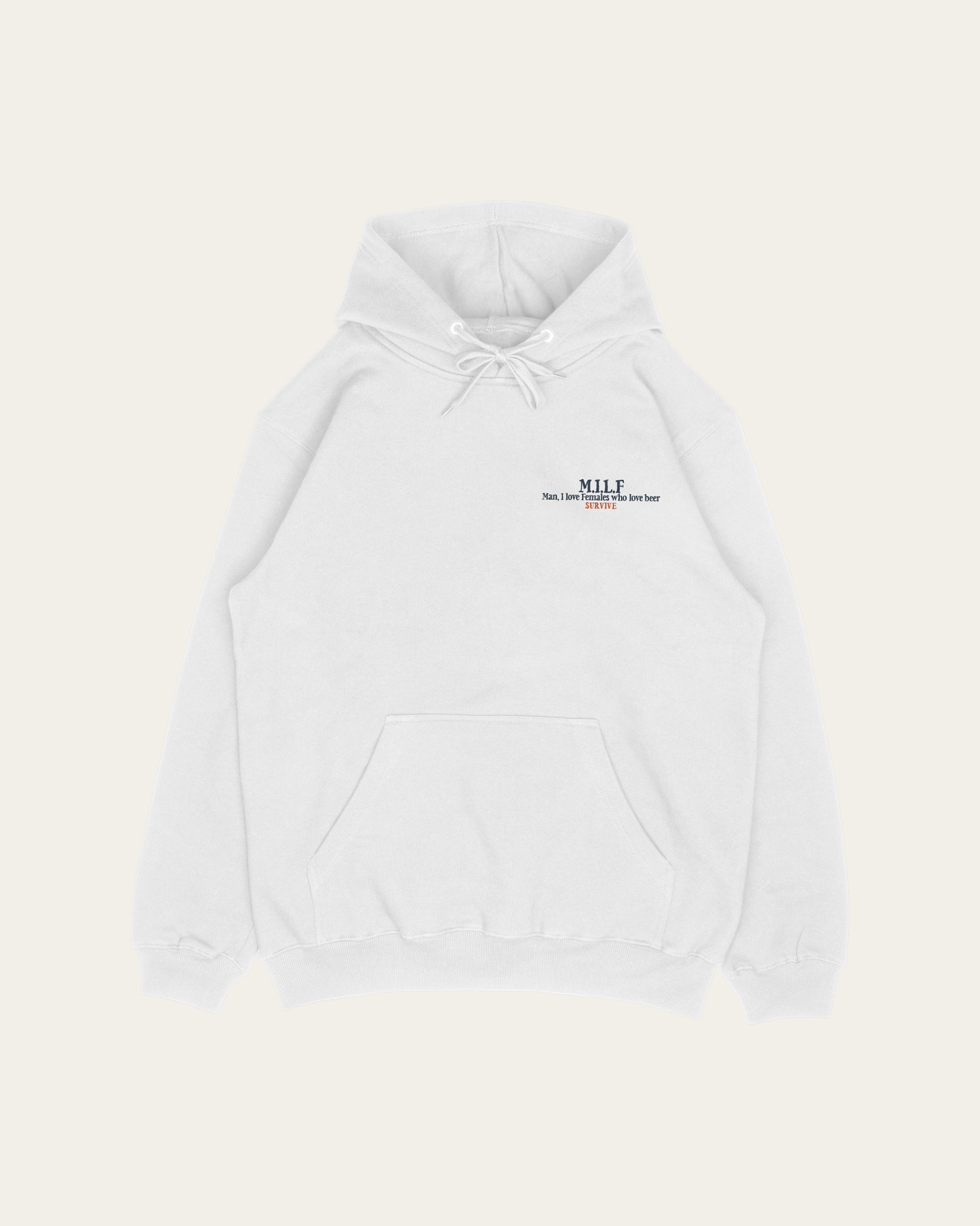 HOODIE BRANCA M.I.L.F