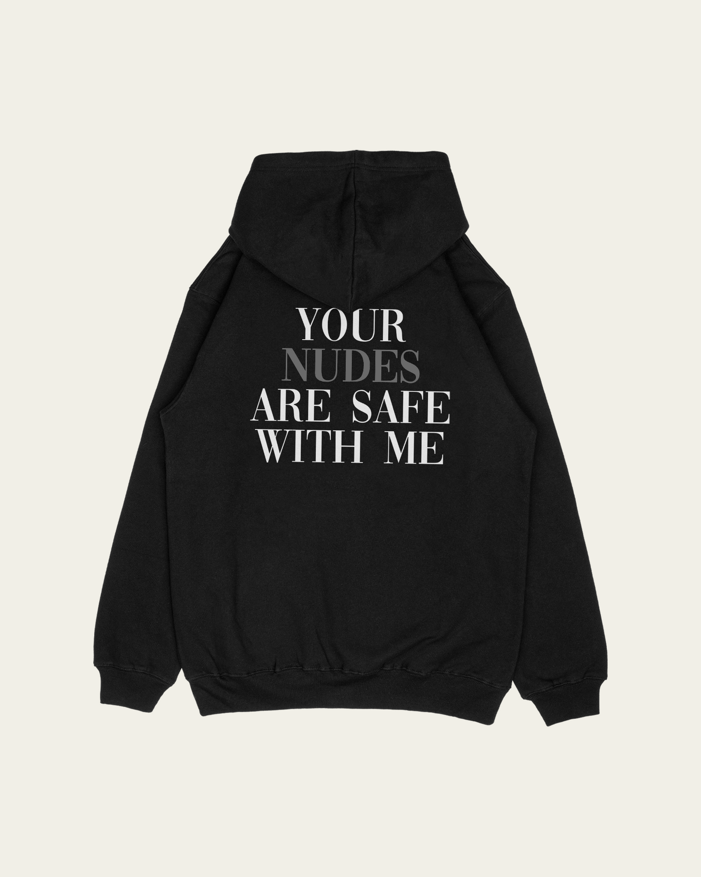 HOODIE PRETA NUDES