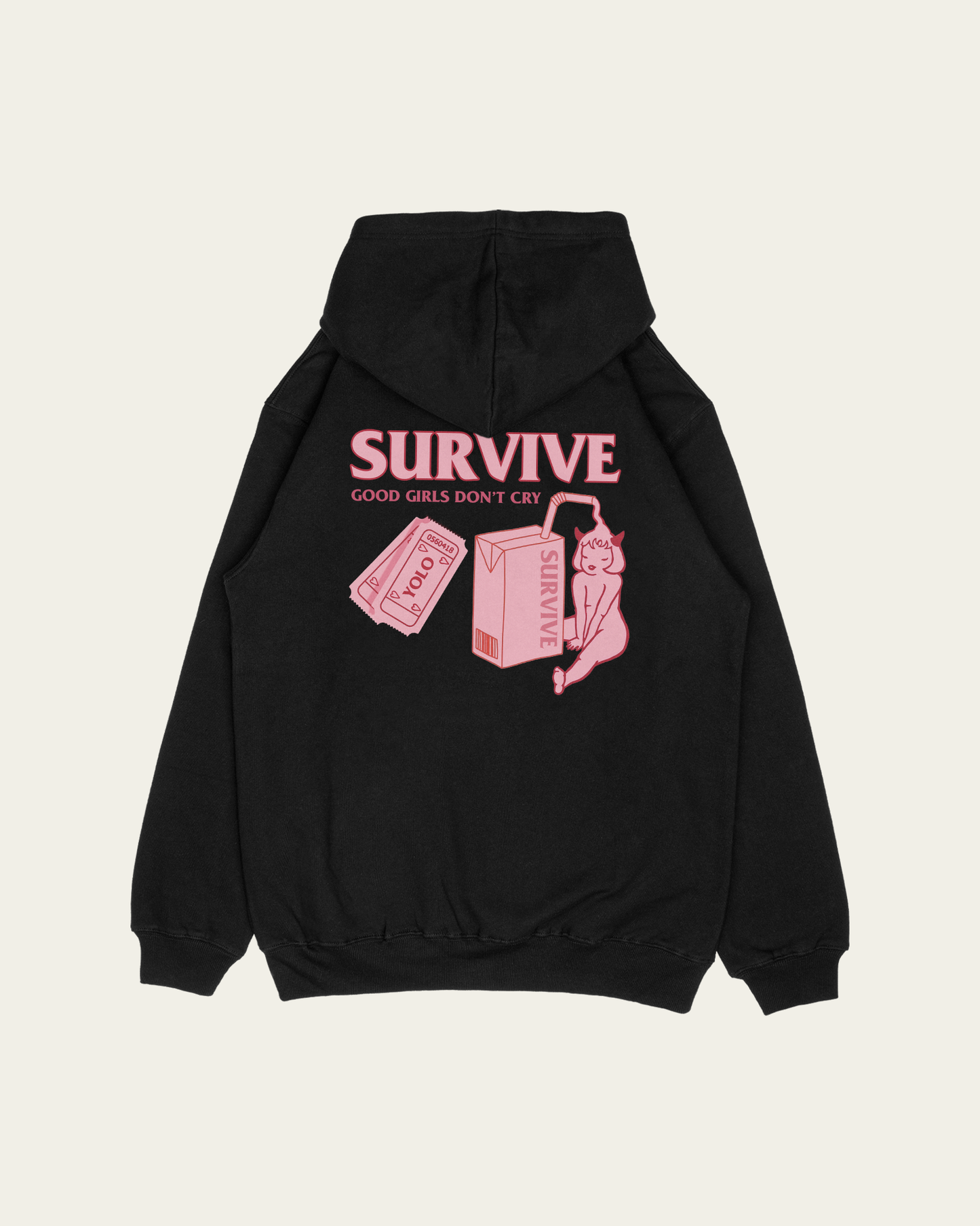 HOODIE PRETA YOLO