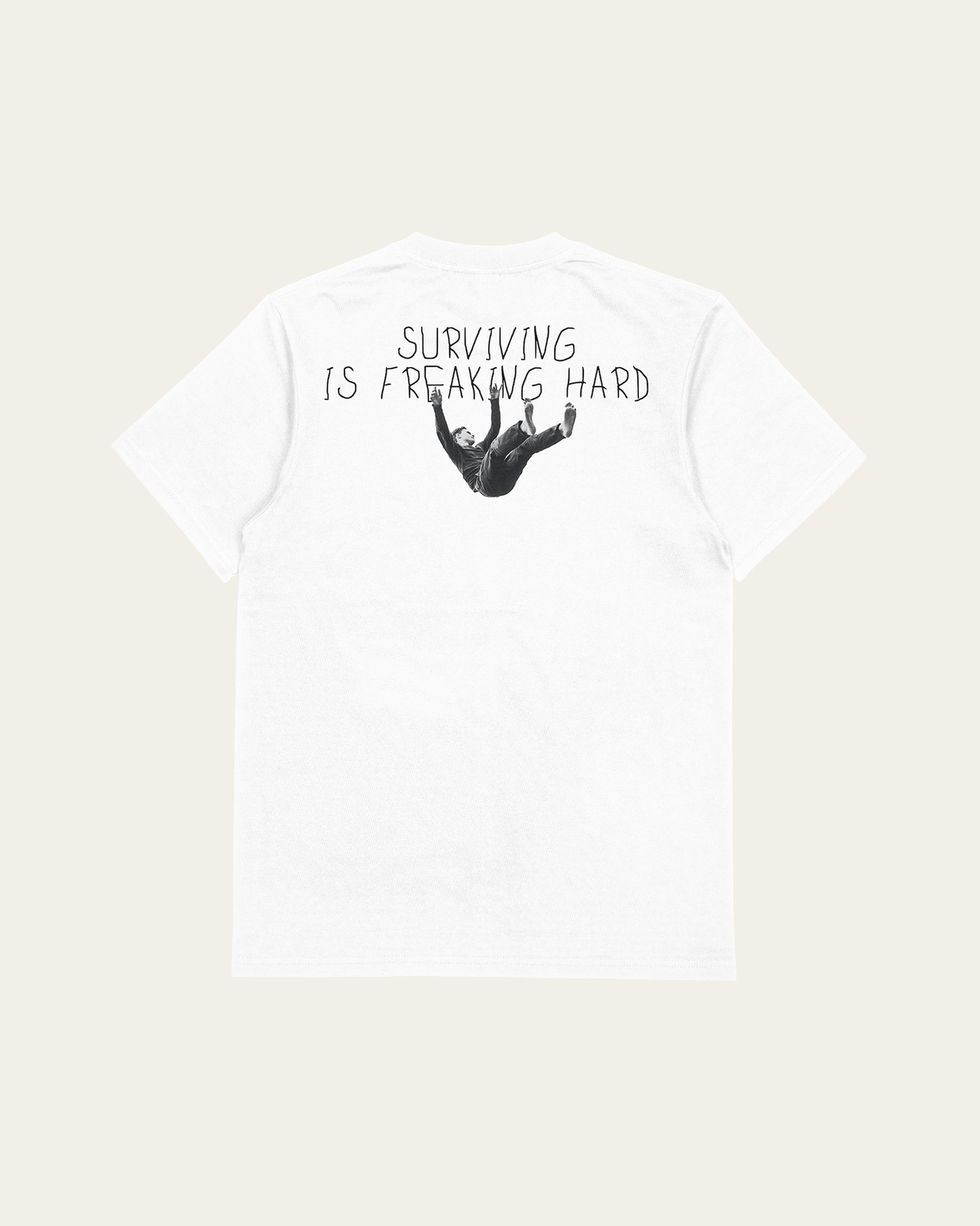 T-SHIRT BRANCA FREAKING HARD