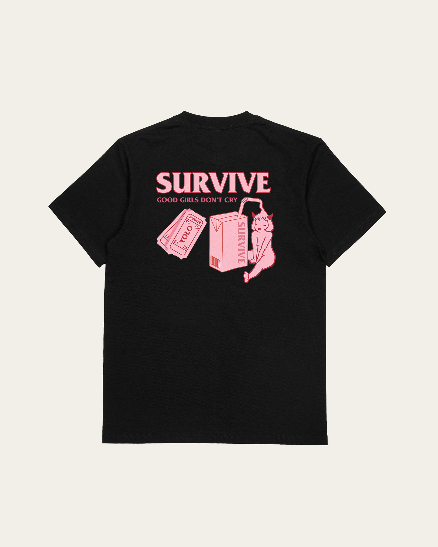 T-SHIRT PRETA YOLO