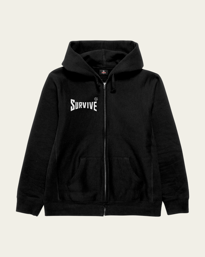 CASACO ZIP-UP PRETO DOG +18