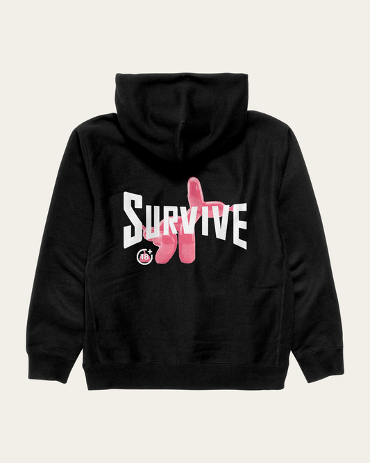 CASACO ZIP-UP PRETO DOG +18