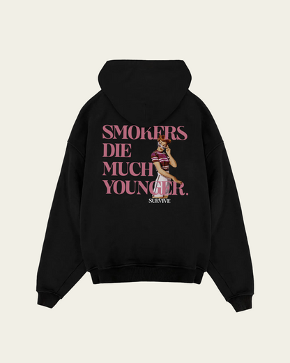 HOODIE PRETA OVERSIZE SMOKERS