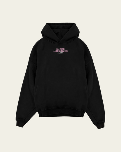 HOODIE PRETA OVERSIZE SMOKERS