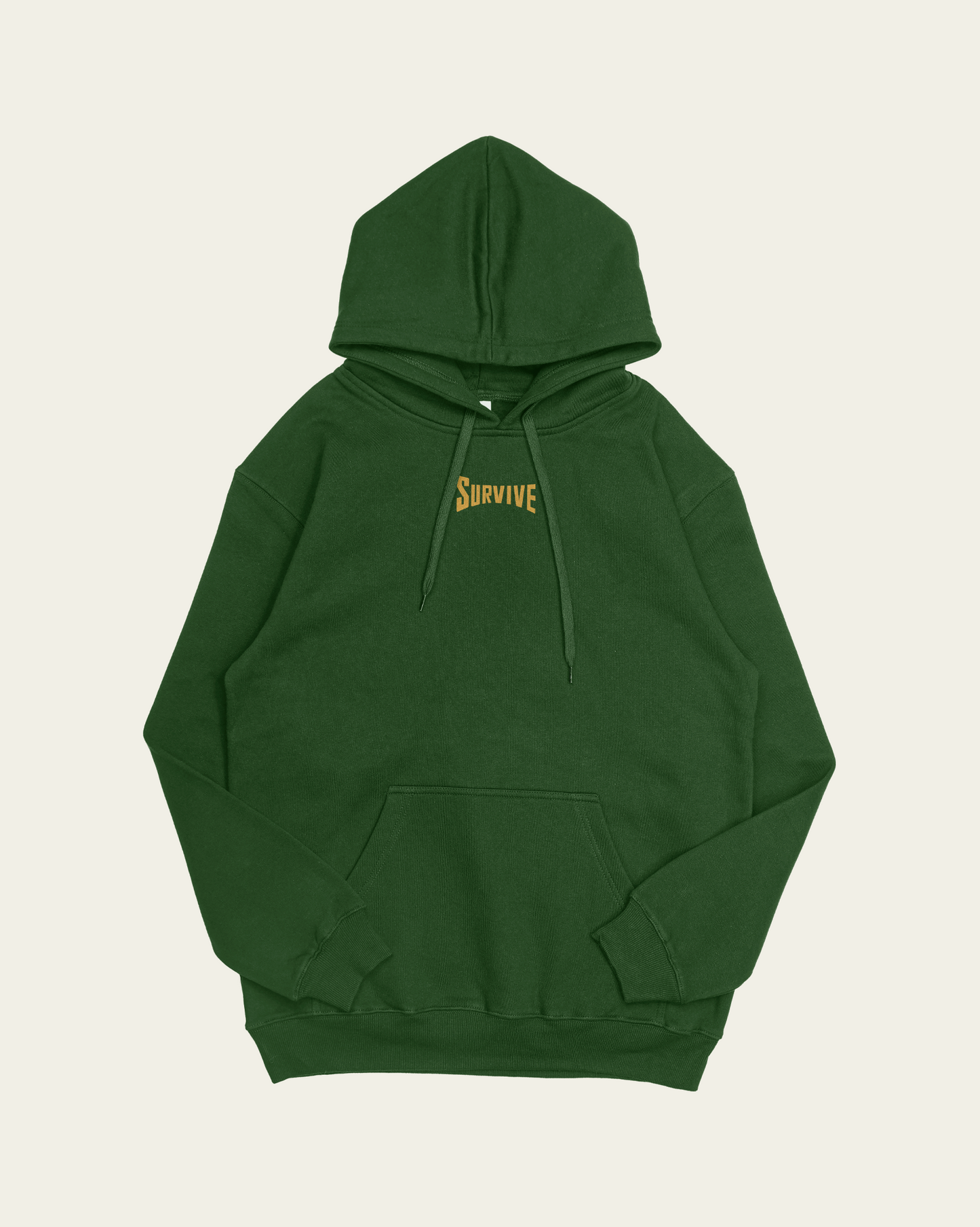 HOODIE VERDE GOOD MUSIC FOR BAD DAYS