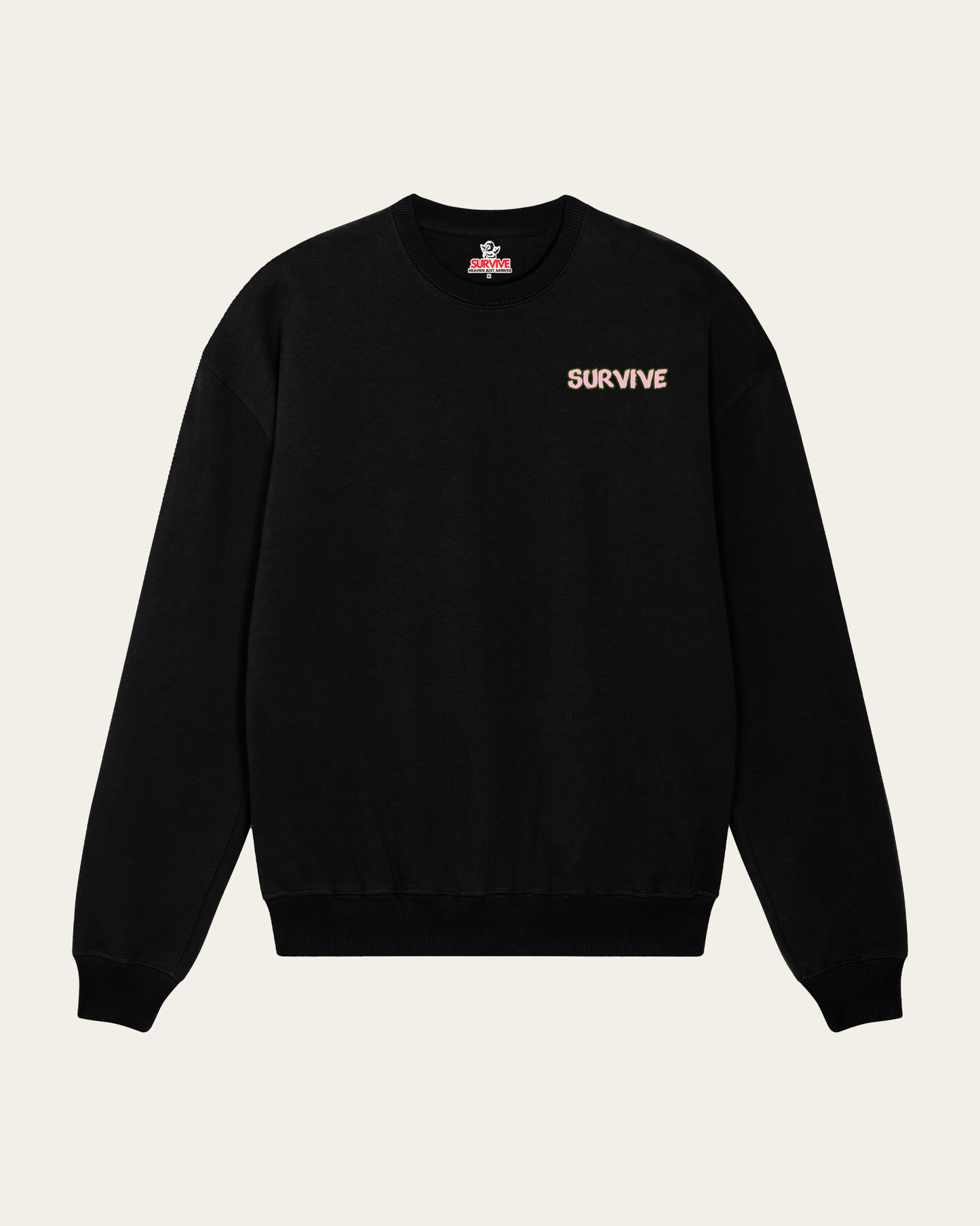SWEATSHIRT PRETA GETTING HIGH WITHOUT YOU SUCKS