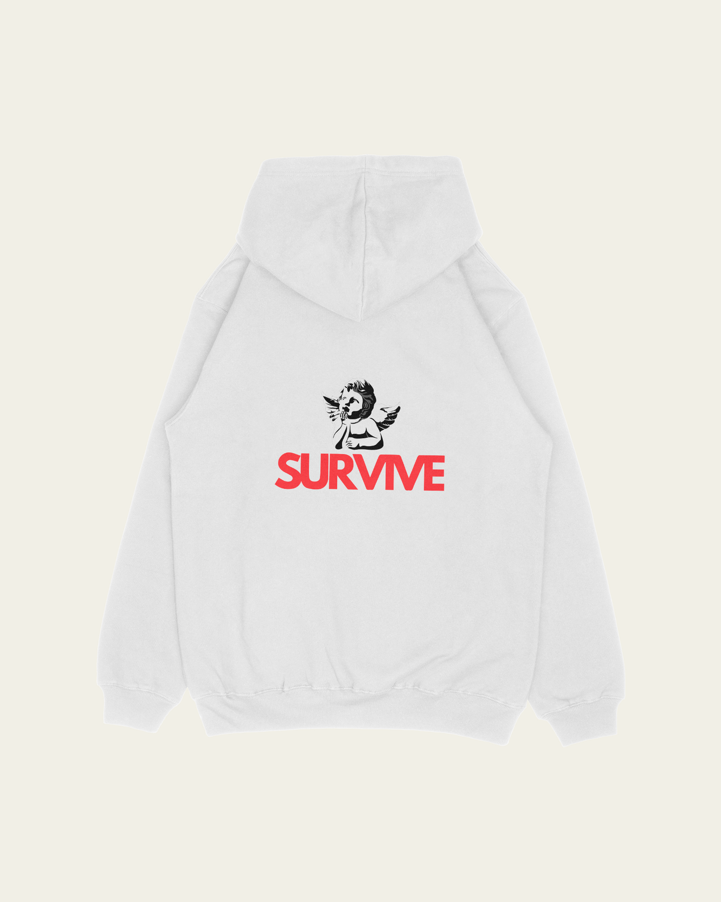 HOODIE BRANCA ABC SURVIVE