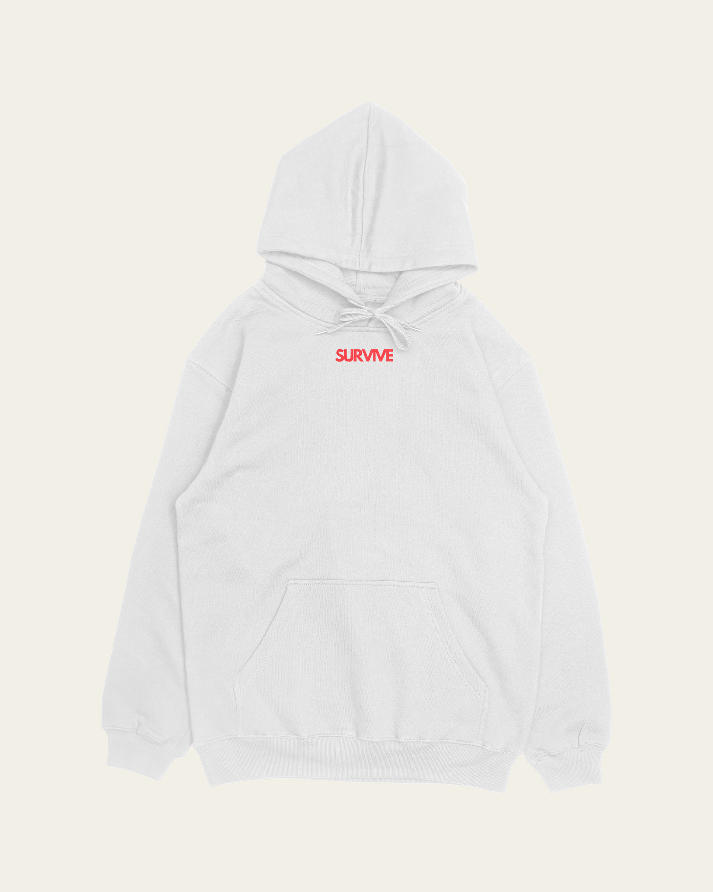 HOODIE BRANCA ABC SURVIVE