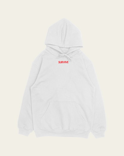 HOODIE BRANCA ABC SURVIVE