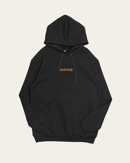 HOODIE PRETA PASTEL DE NATA