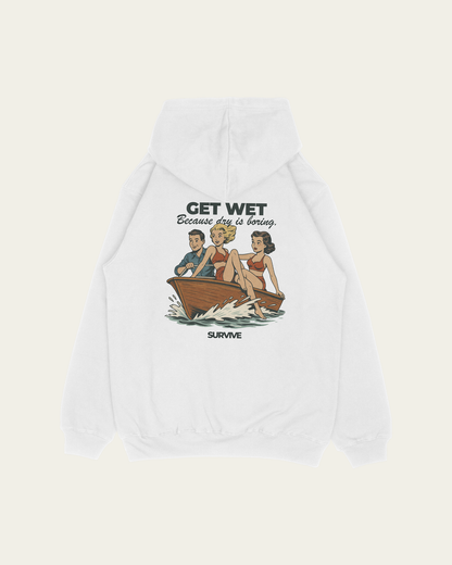 HOODIE BRANCA GET WET