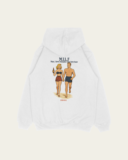 HOODIE BRANCA M.I.L.F