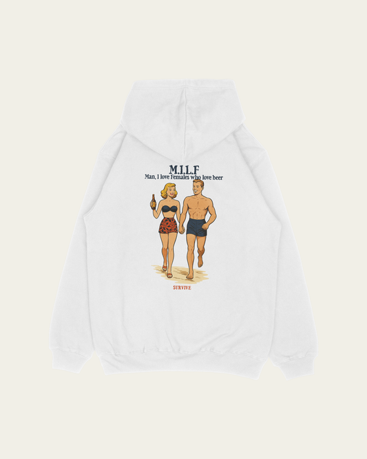 HOODIE BRANCA M.I.L.F