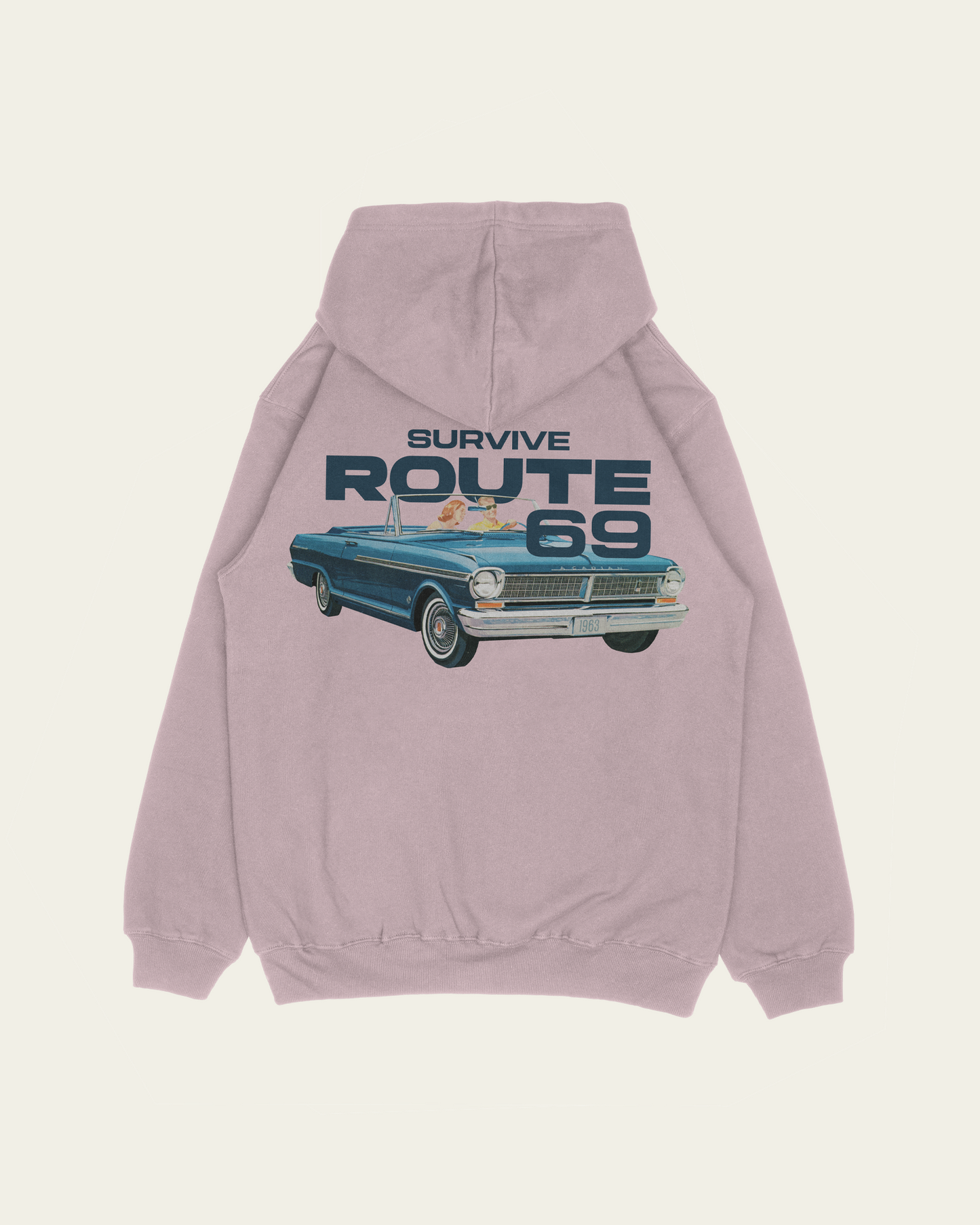 HOODIE ROSA ROUTE 69