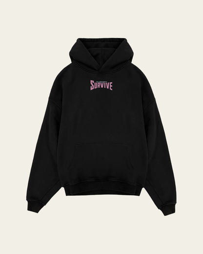 HOODIE PRETA OVERSIZED MAN, I COULD EAT