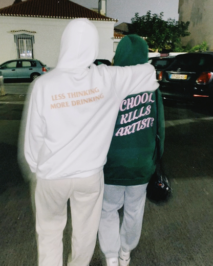 HOODIE VERDE SCHOOL KILLS ARTISTS