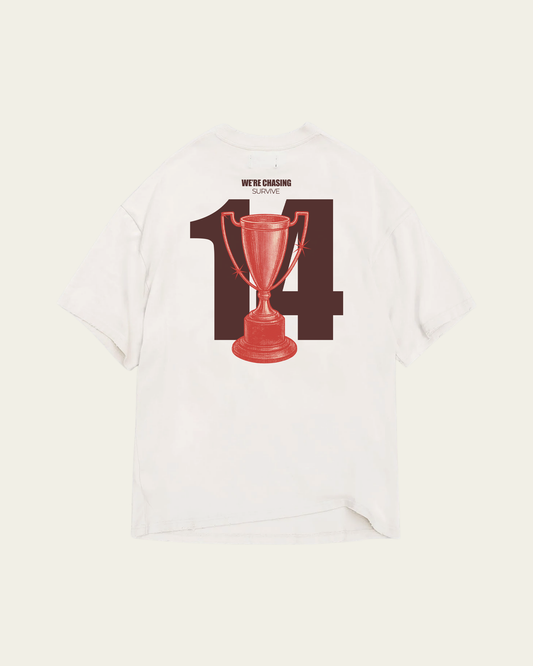 T-SHIRT BRANCA OVERSIZED CHASING