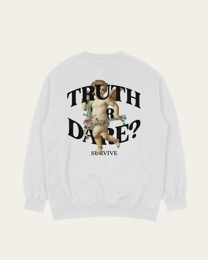 SWEATSHIRT BRANCA TRUTH OR DARE