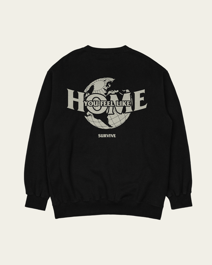 SWEATSHIRT PRETA HOME