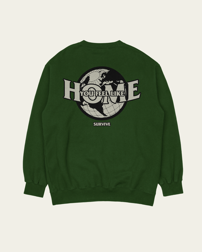 SWEATSHIRT VERDE HOME