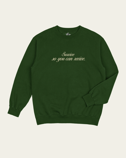 SWEATSHIRT VERDE REVIVE