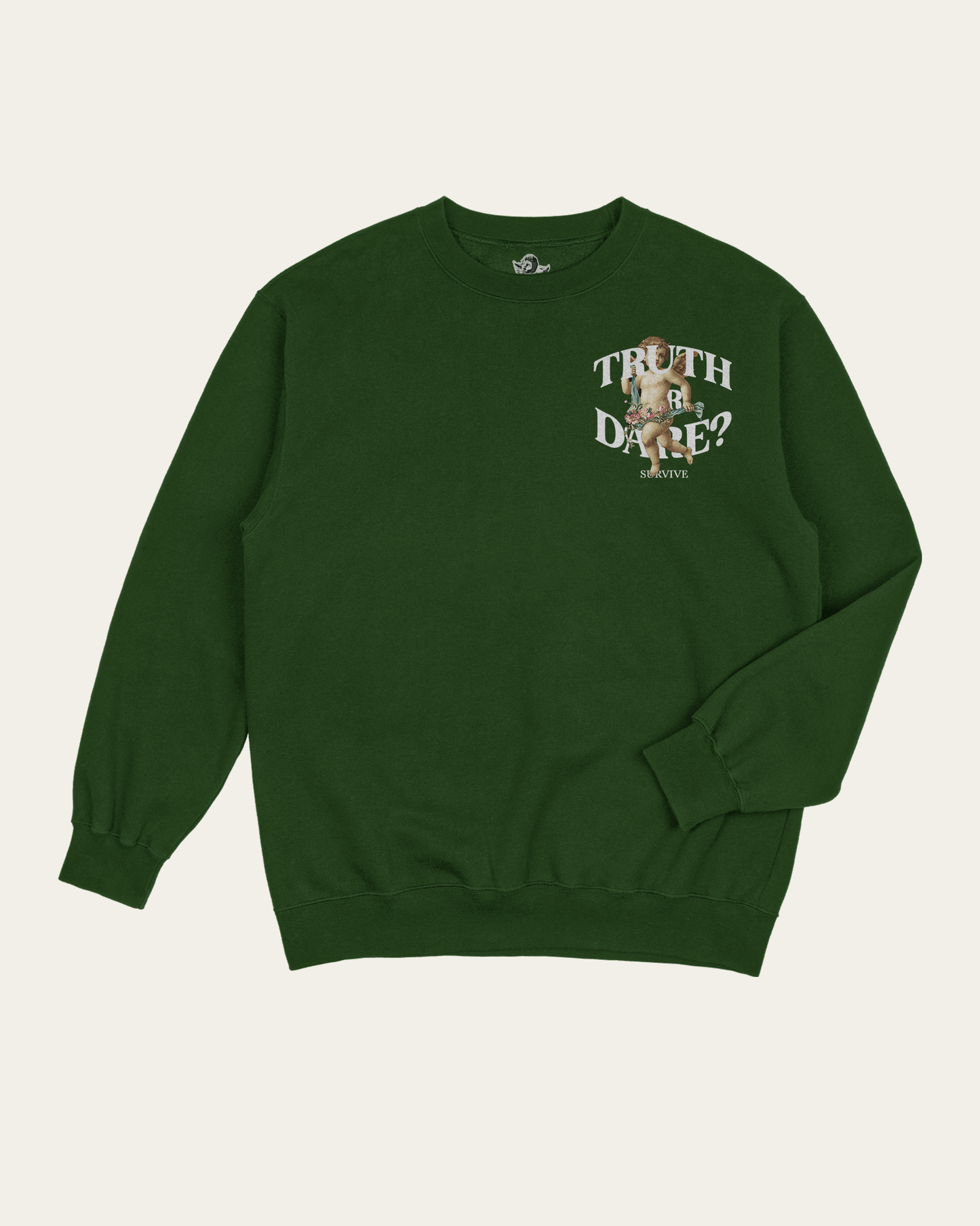 SWEATSHIRT VERDE TRUTH OR DARE