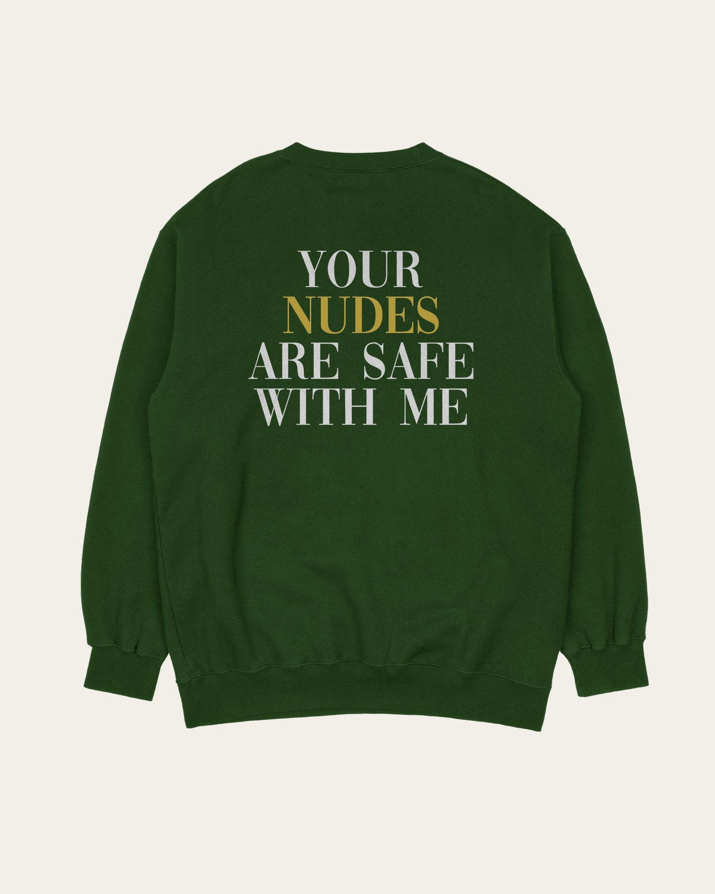 SWEATSHIRT VERDE NUDES