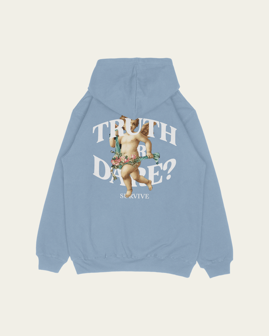 HOODIE AZUL TRUTH OR DARE