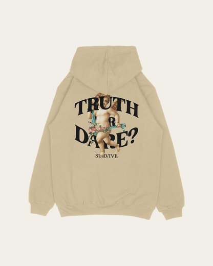 HOODIE BEGE TRUTH OR DARE