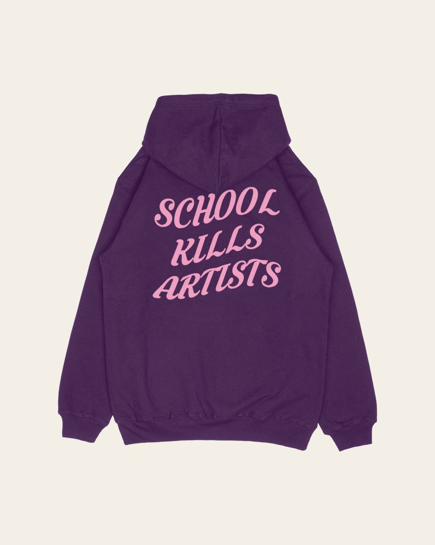 HOODIE ROXA SCHOOL KILLS ARTISTS