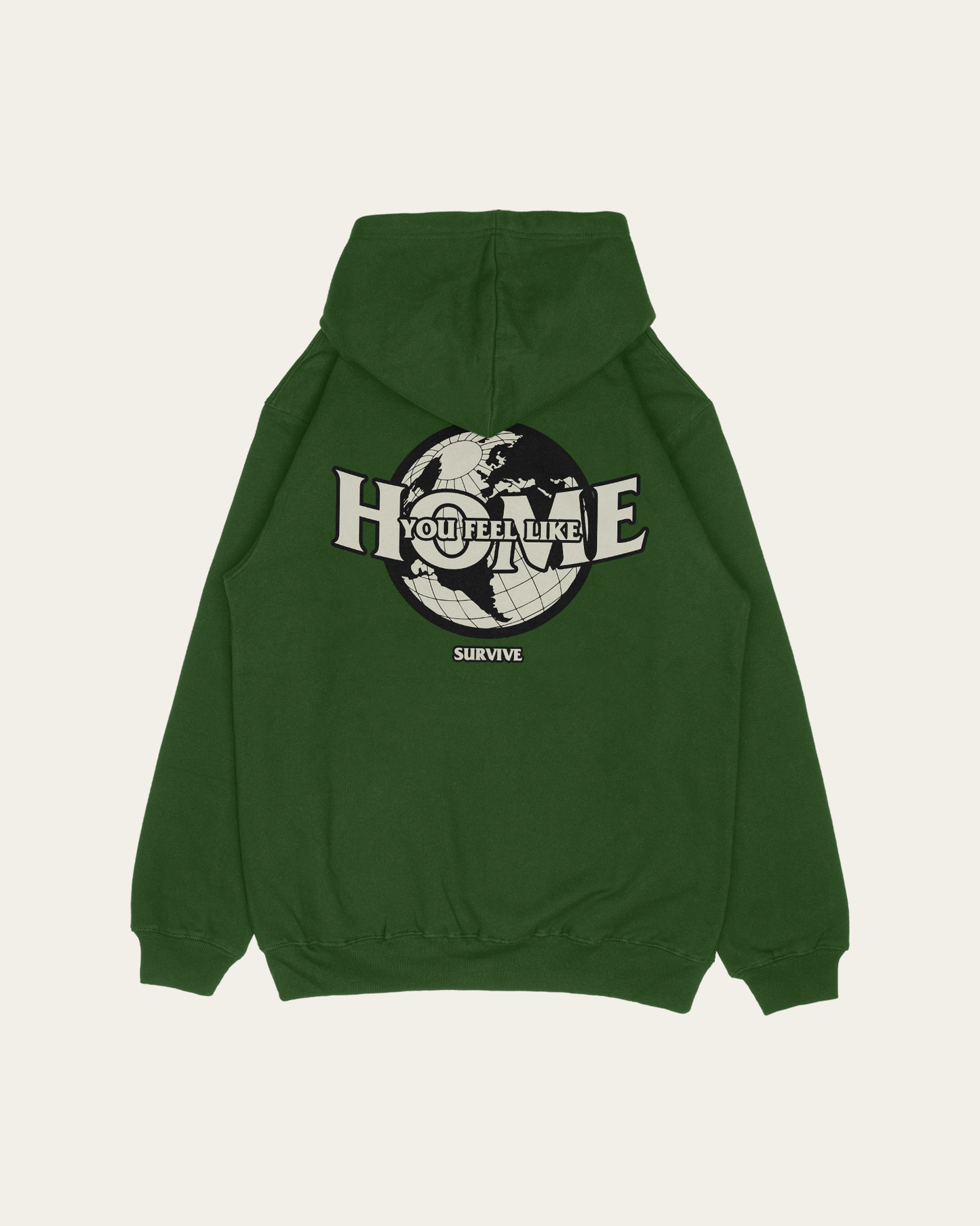 HOODIE VERDE HOME