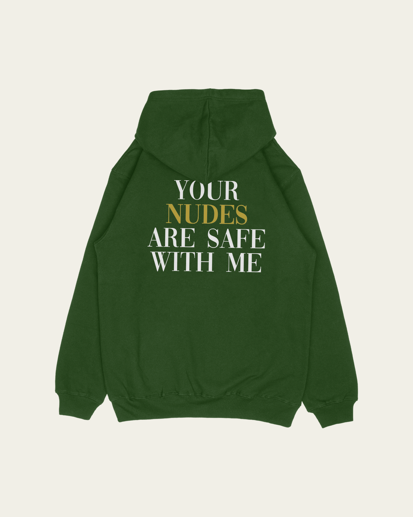 HOODIE VERDE NUDES