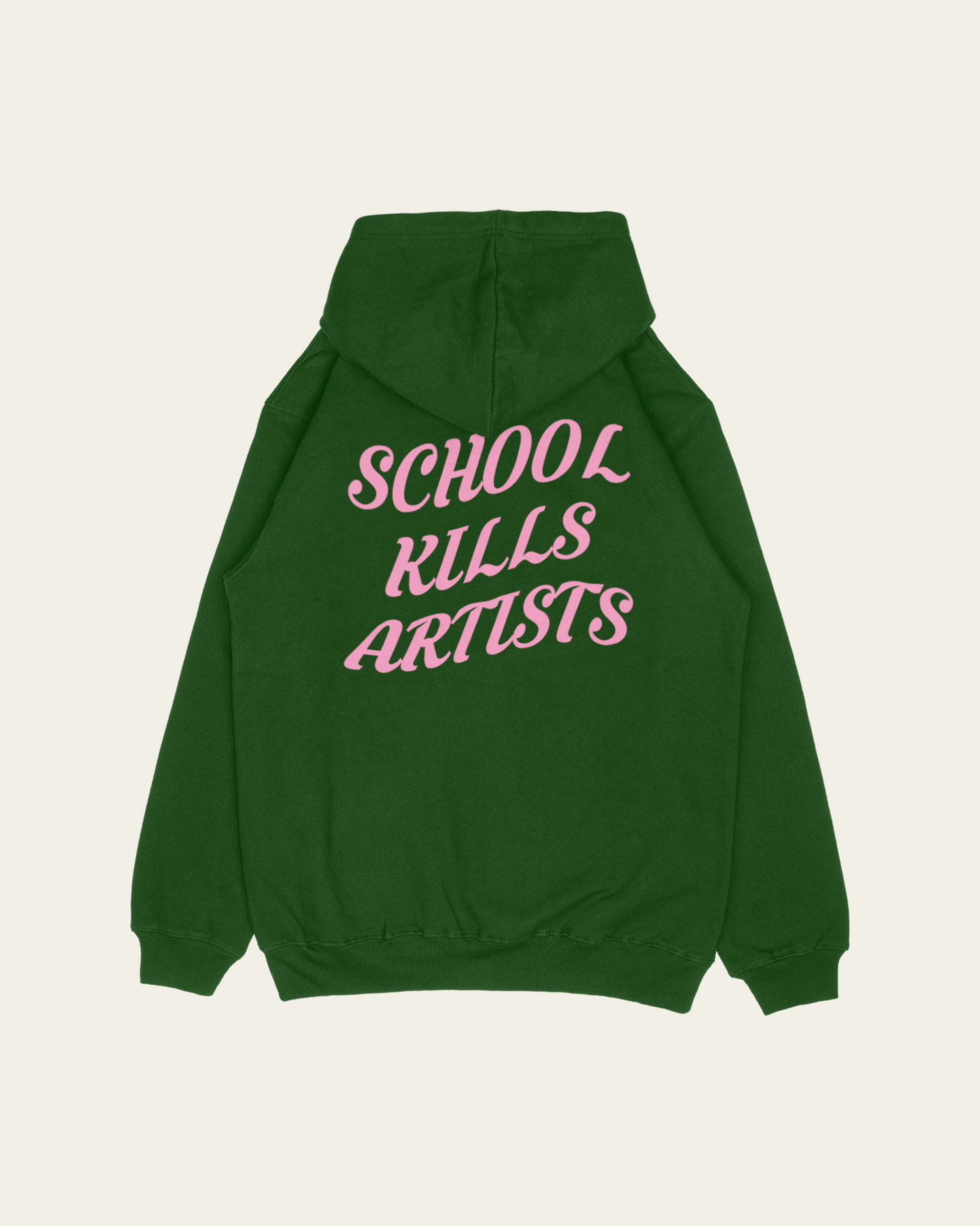 HOODIE VERDE SCHOOL KILLS ARTISTS