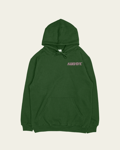 HOODIE VERDE SCHOOL KILLS ARTISTS