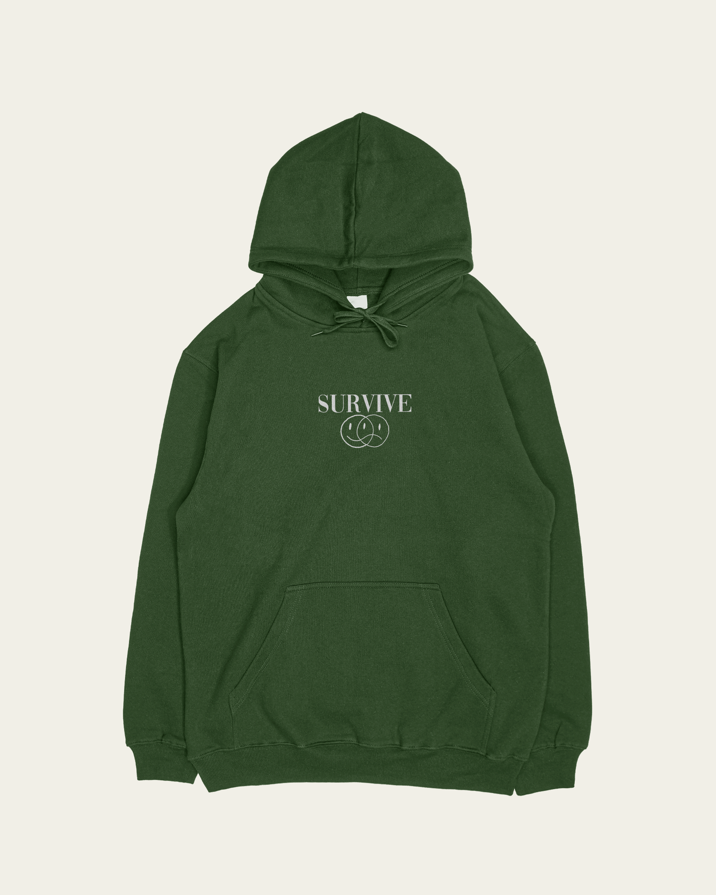 HOODIE VERDE NUDES