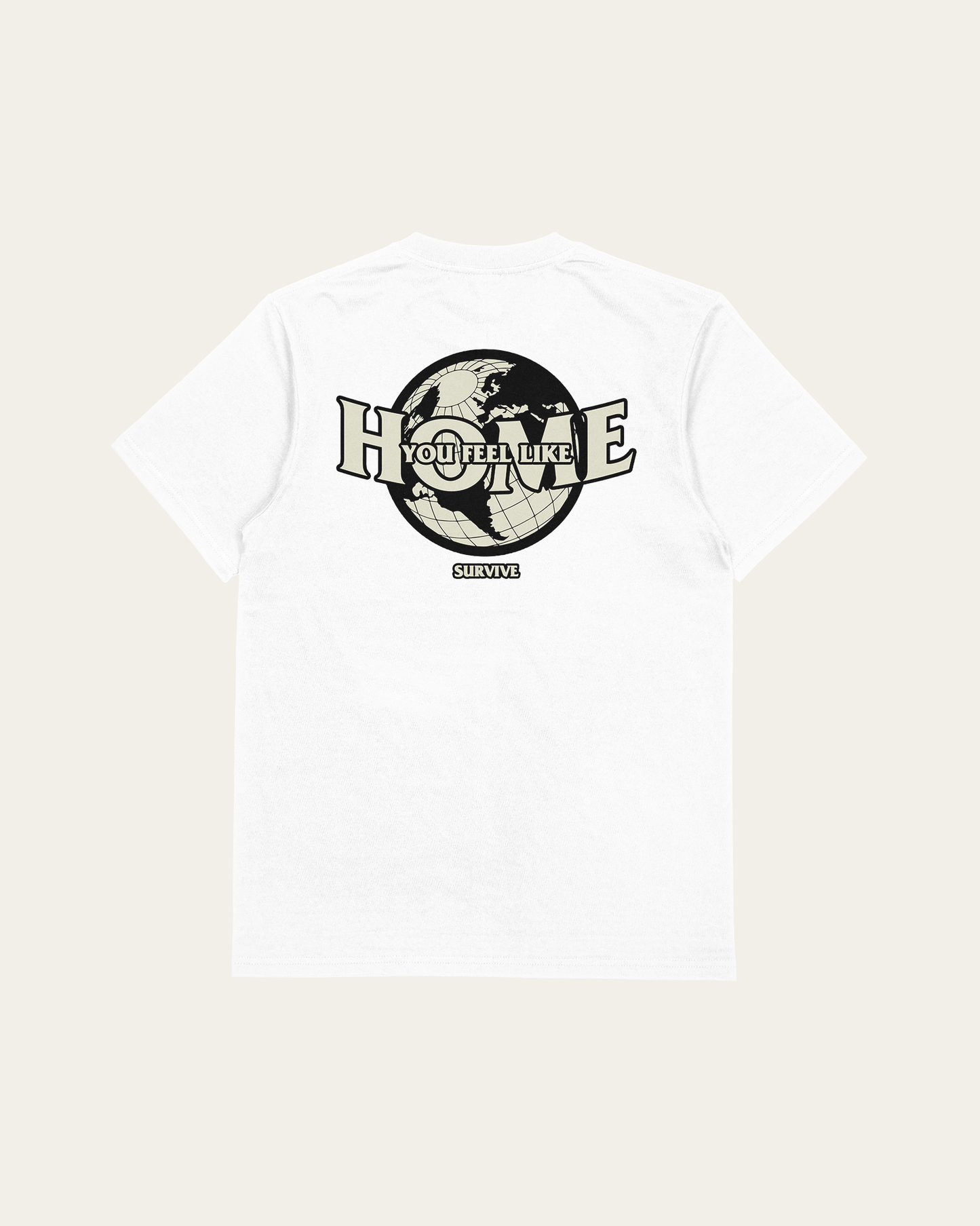 T-SHIRT BRANCA HOME