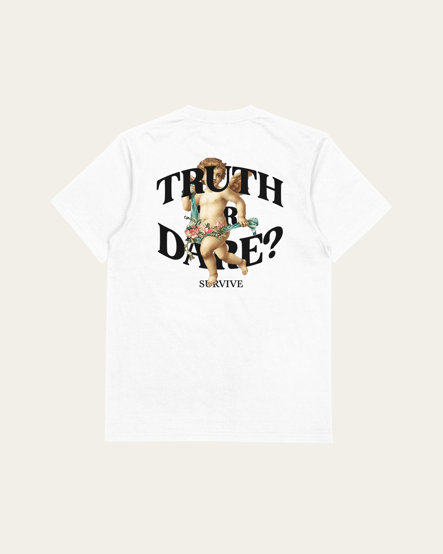 T-SHIRT BRANCA TRUTH OR DARE