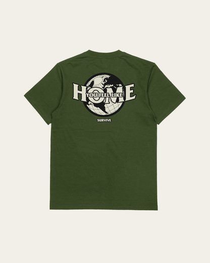 T-SHIRT VERDE HOME